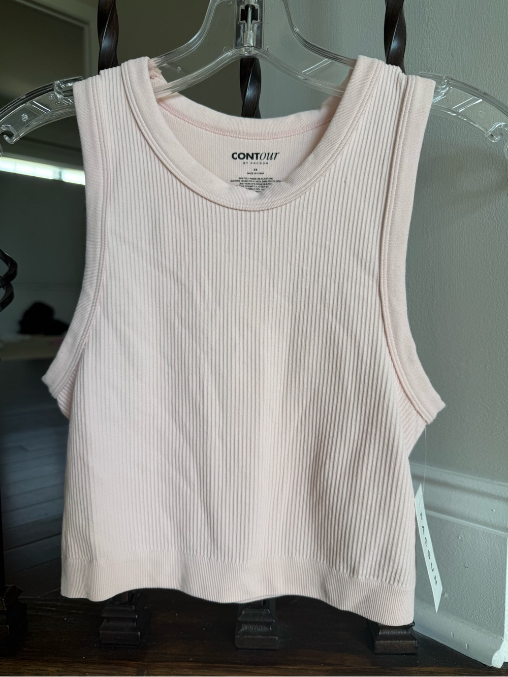 PAC Sun Cropped tank XS NWT